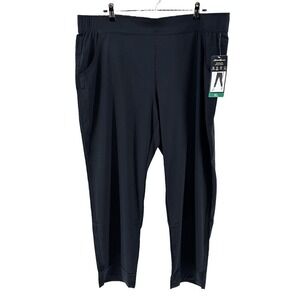 EDDIE BAUER Traveler Ankle‎ Pants - Women's XL - Black - NWT